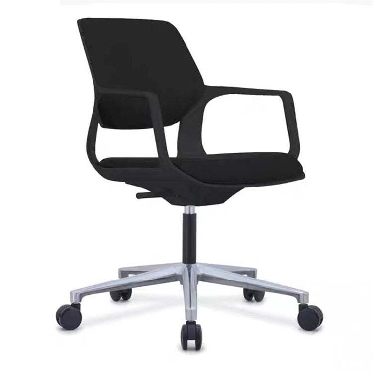 Liftable Swivel Office Chair with Medium Height Backrest