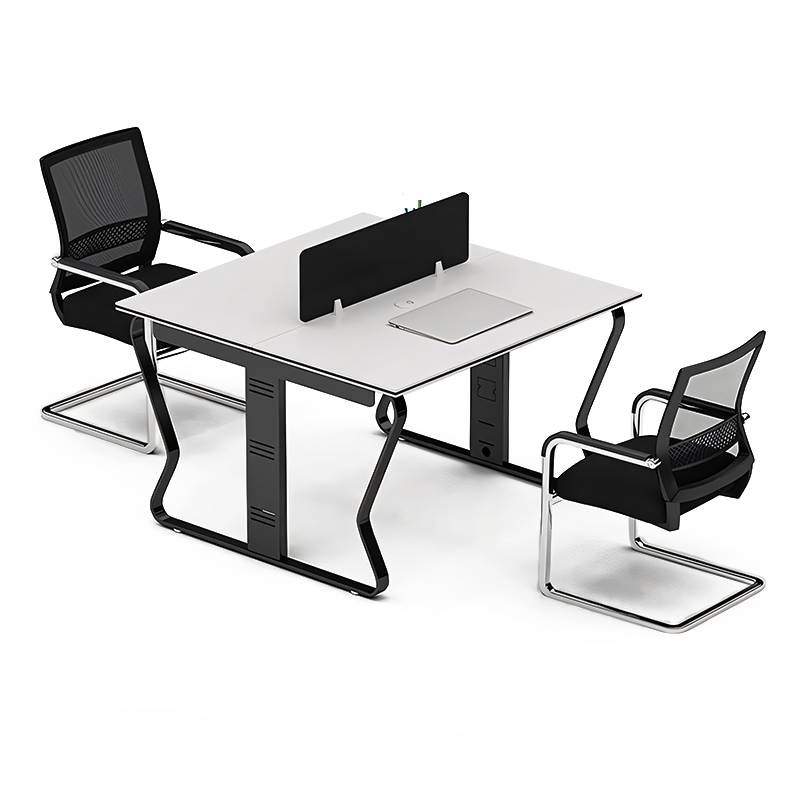 Modern Office Concept Computer Workstation Desk and Chair Combination