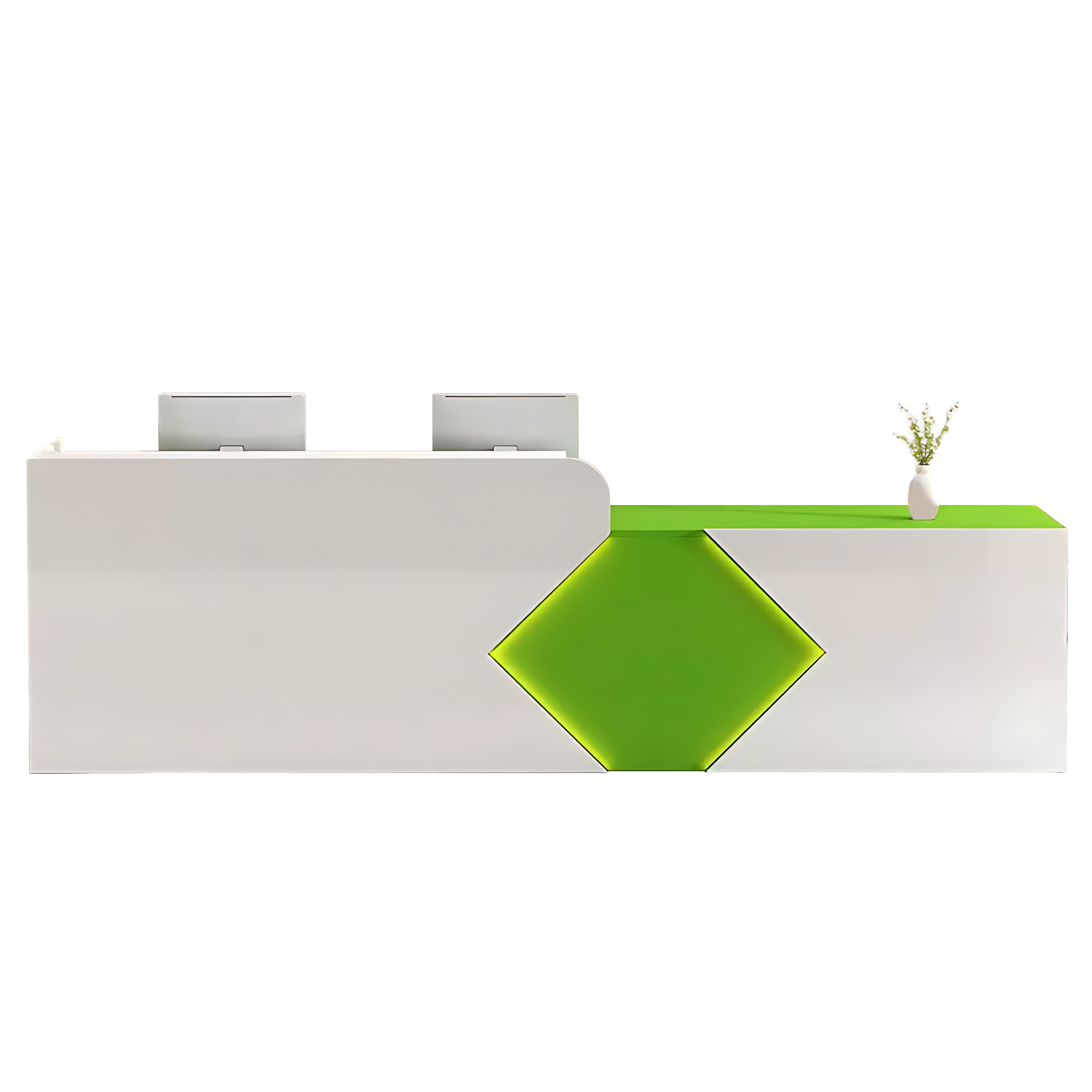 Simple Modern Company Reception Desk Rectangular Reception Desk