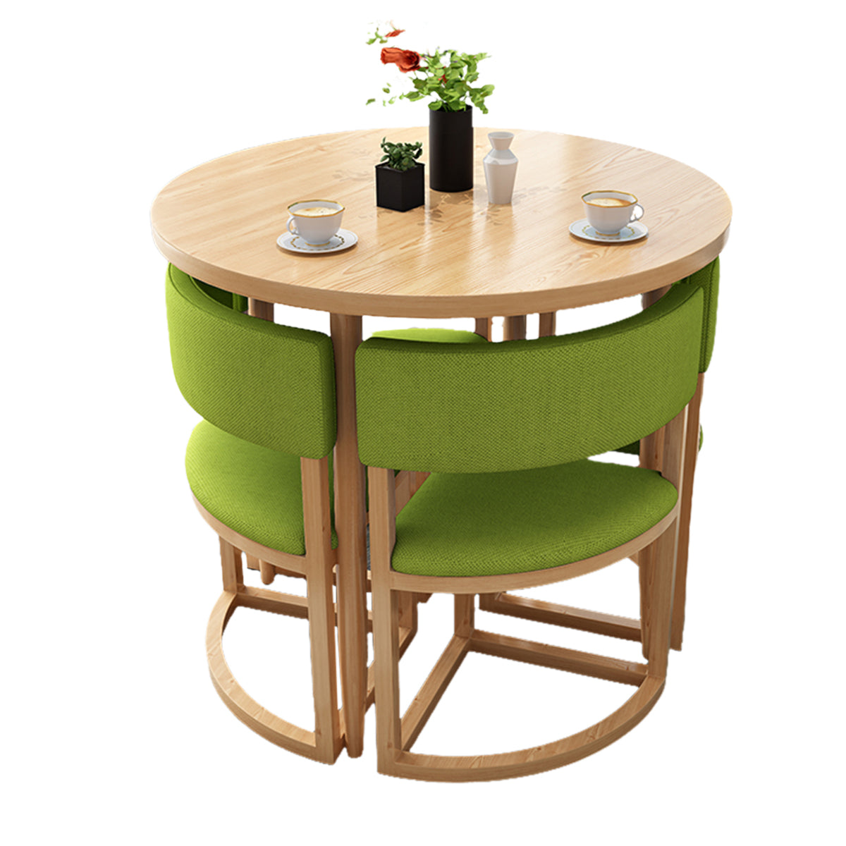 4-Seater Office Table and Chair Set