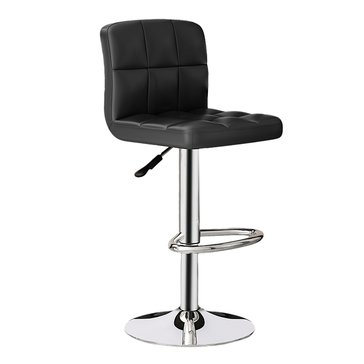 Adjustable Bar Stool with Backrest & Swivel for Commercial and Home