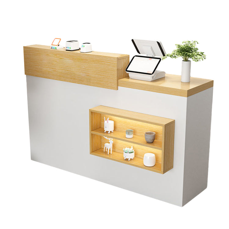 Reception Counter Retail Counter with Display Shelf and Drawer（East Coast）