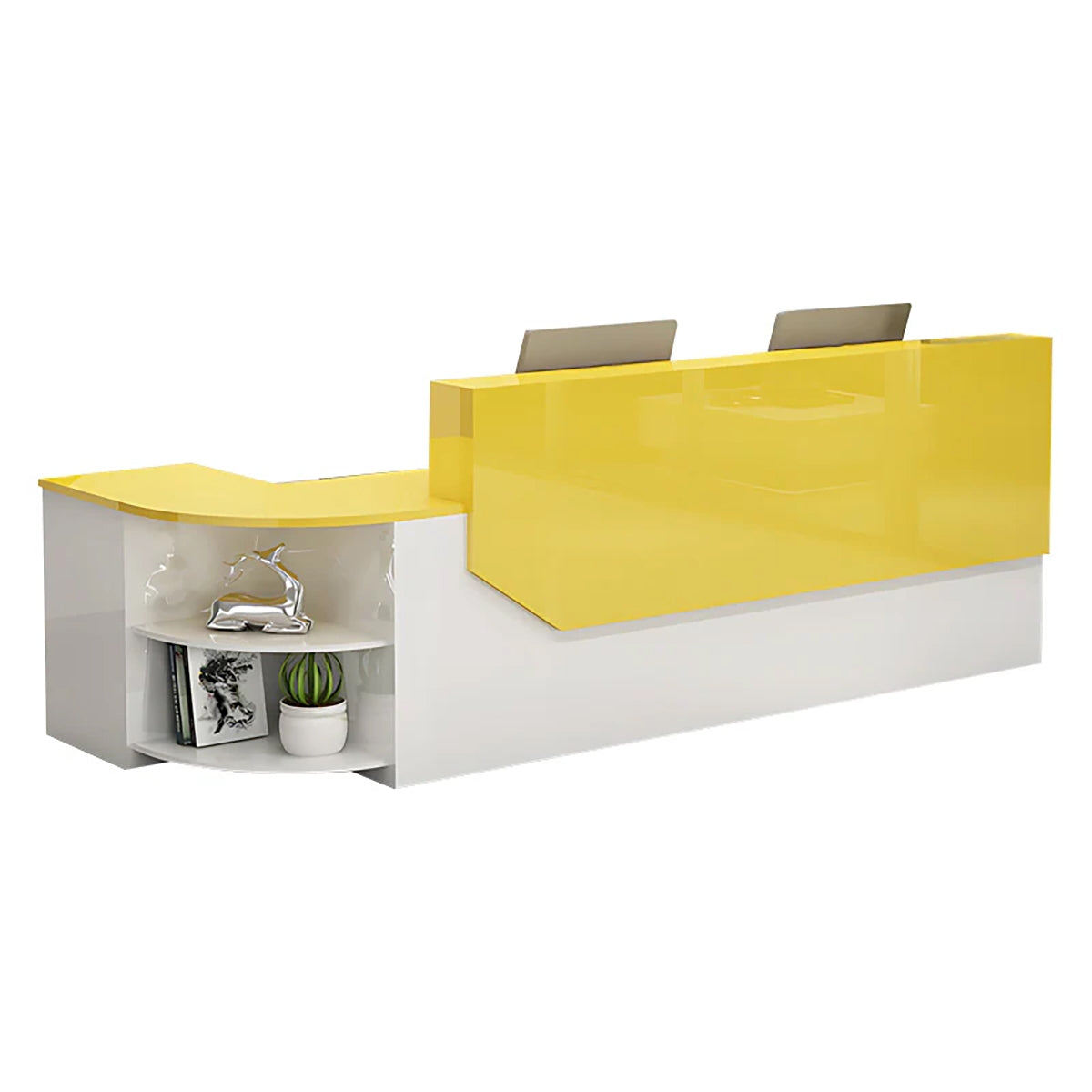 Minimalist Modern L-shaped Reception Desk（Sale Event）