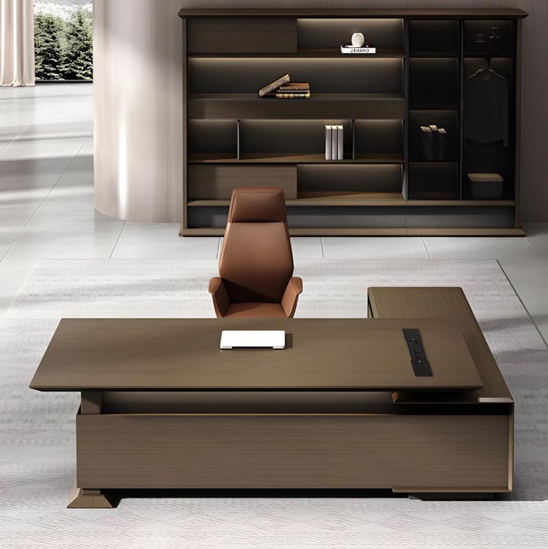 Luxury L-shaped Executive Desk