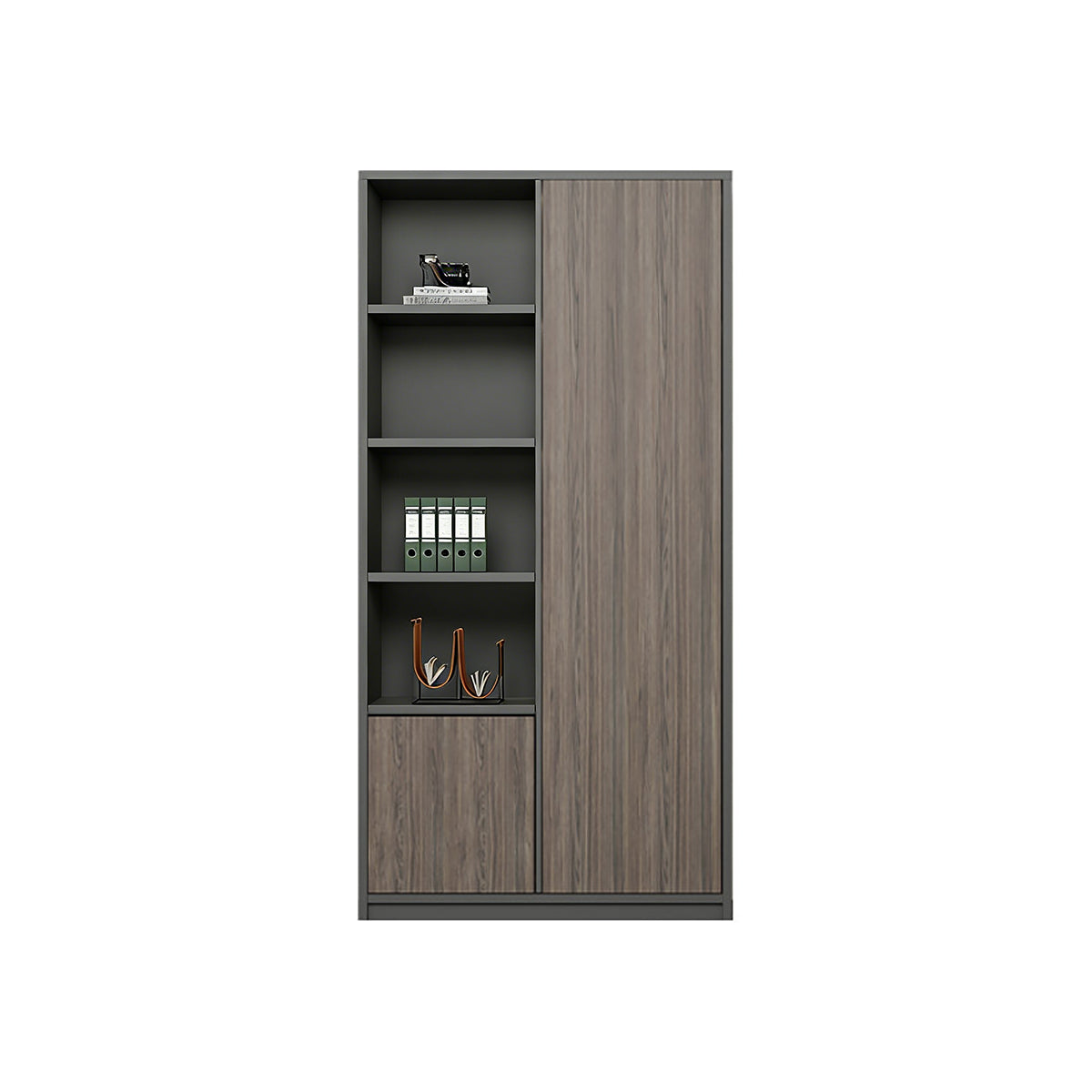 High-Capacity Storage Cabinet with Moisture-Resistant Base for Office