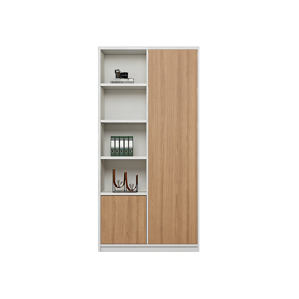 High-Capacity Storage Cabinet with Moisture-Resistant Base for Office