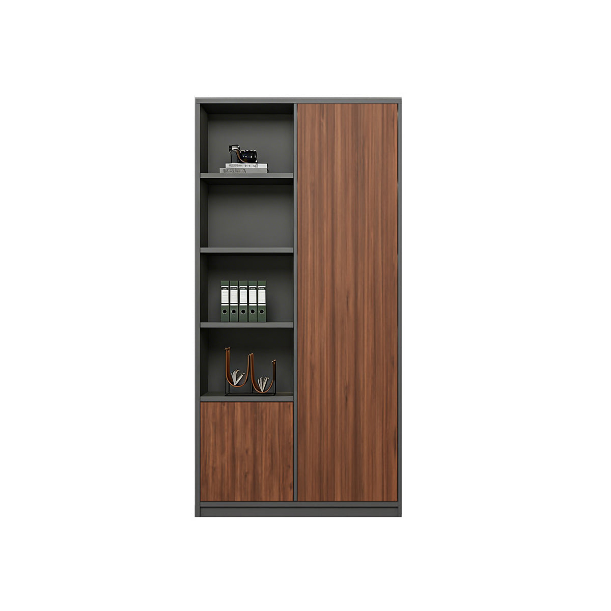 High-Capacity Storage Cabinet with Moisture-Resistant Base for Office