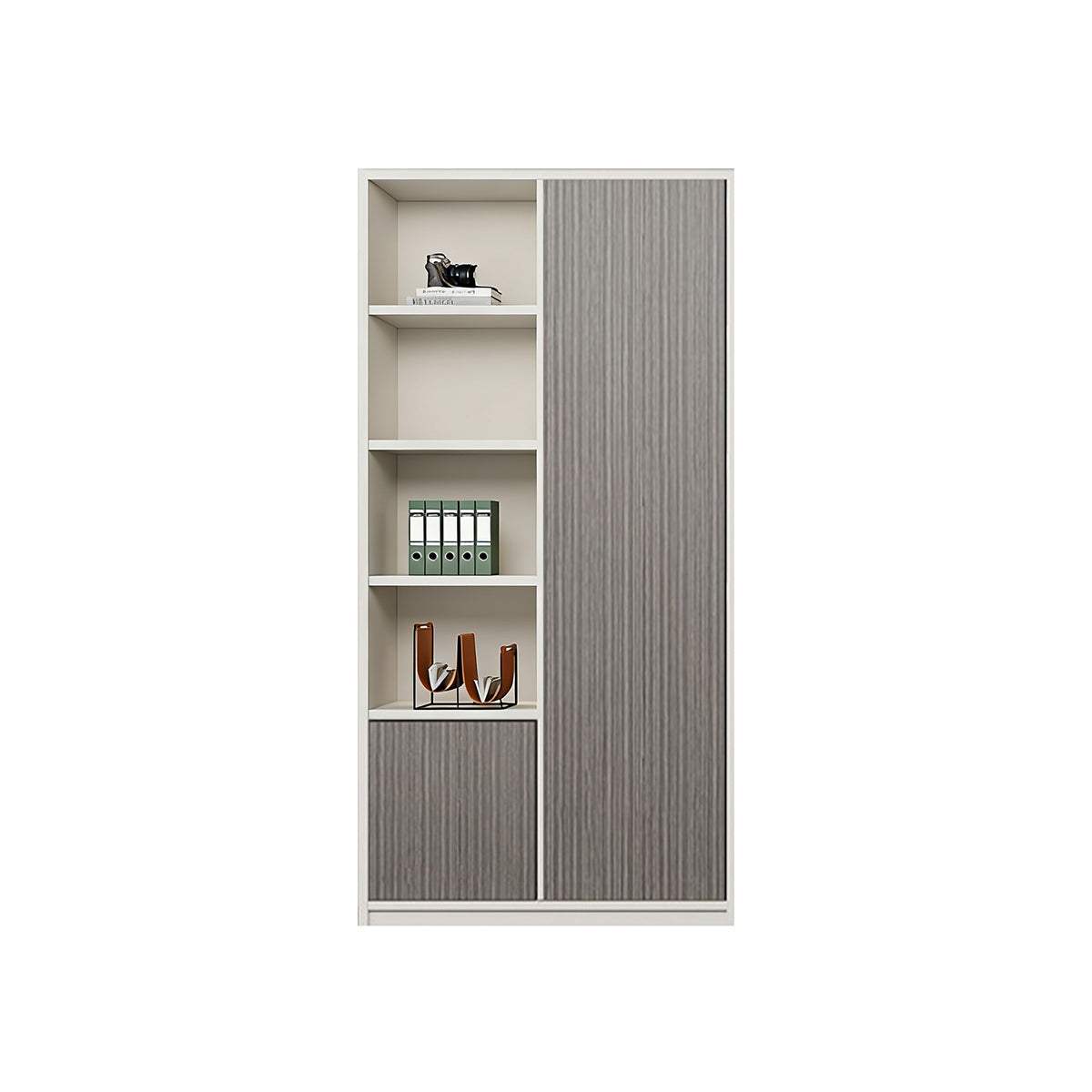 High-Capacity Storage Cabinet with Moisture-Resistant Base for Office