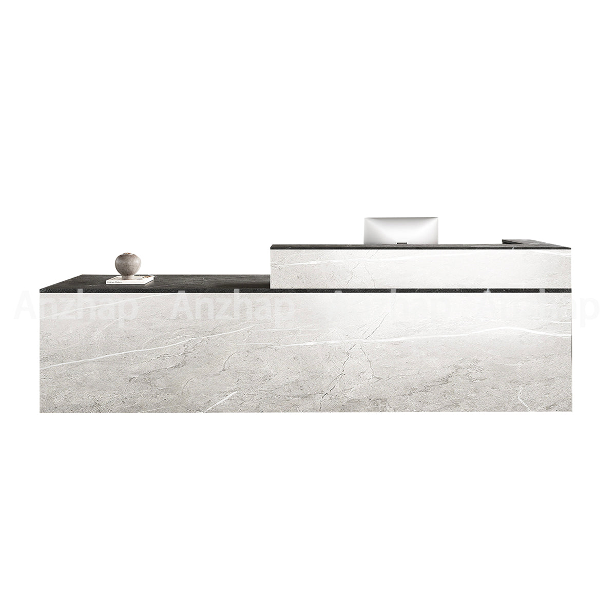 Modern reception desk with Keyboard Tray and Drawer（Stock Items）