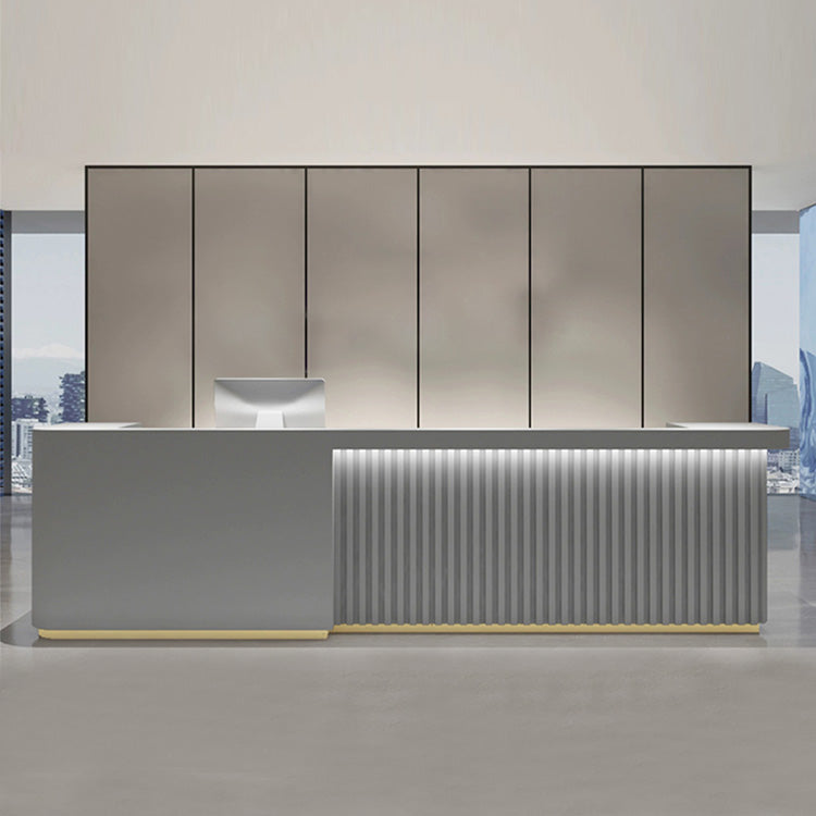 Modern Simple Lacquered Reception Desk