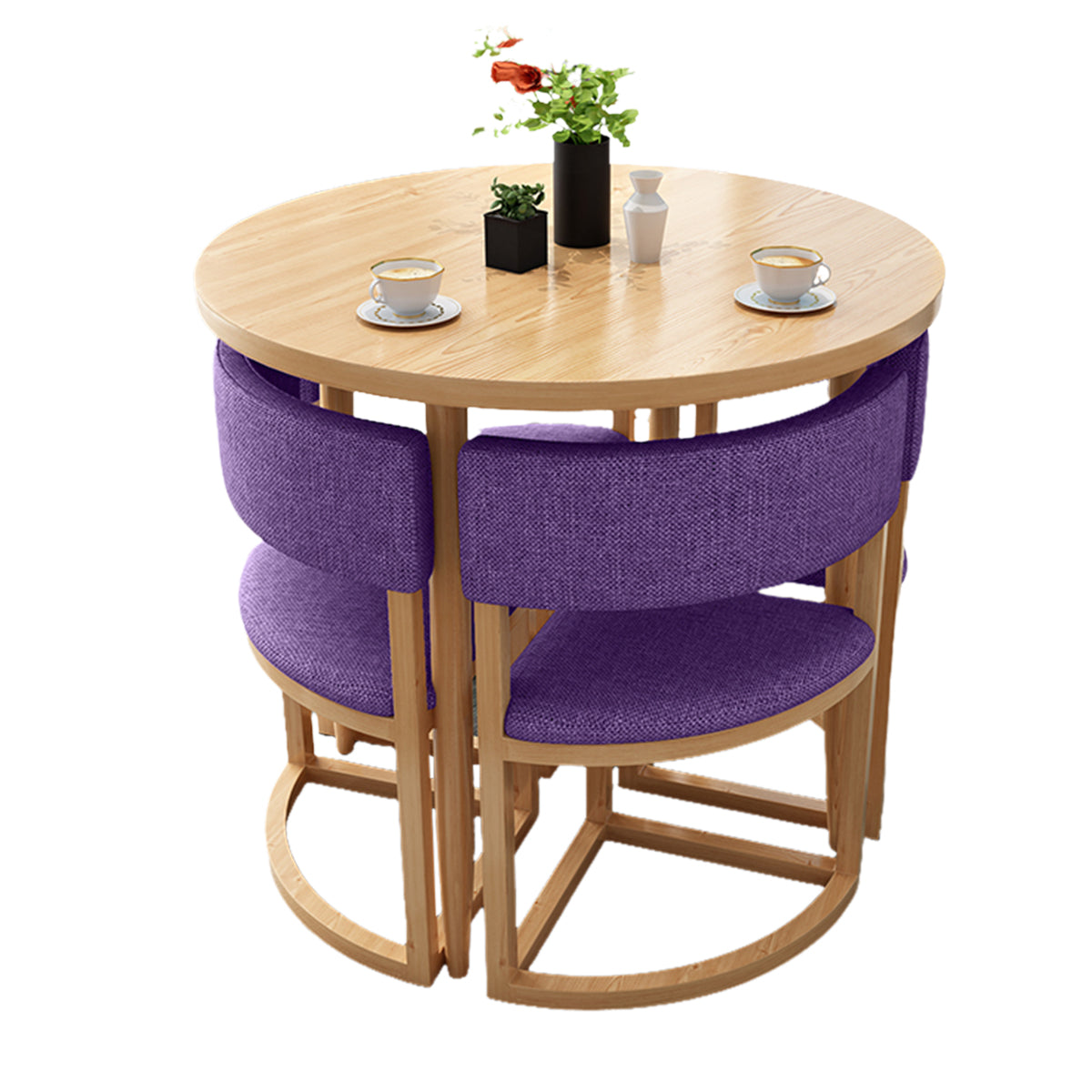 4-Seater Office Table and Chair Set