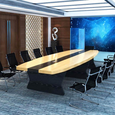 Simple and Stylish Curved Large Conference Table