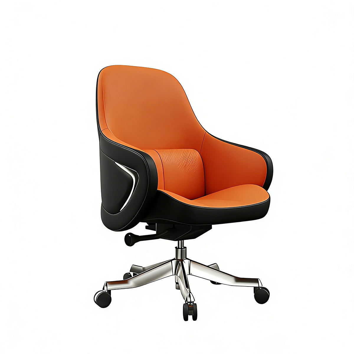 Stylish Office Chair with Headrest and Height Adjustment for Home & Office