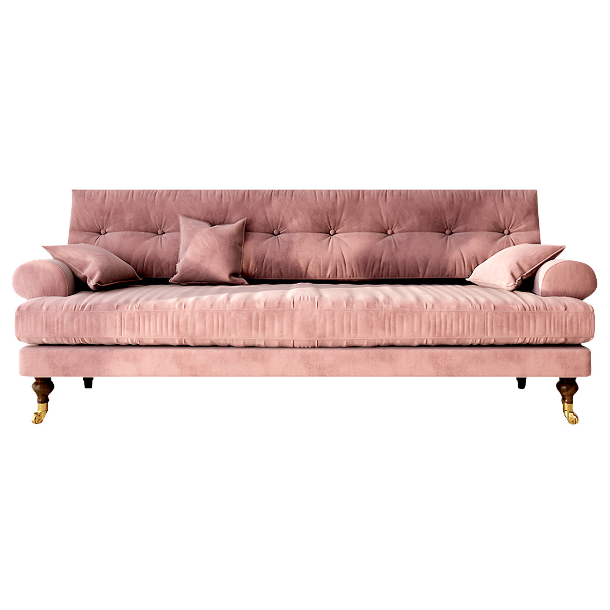 Velvet sofa detail close-up