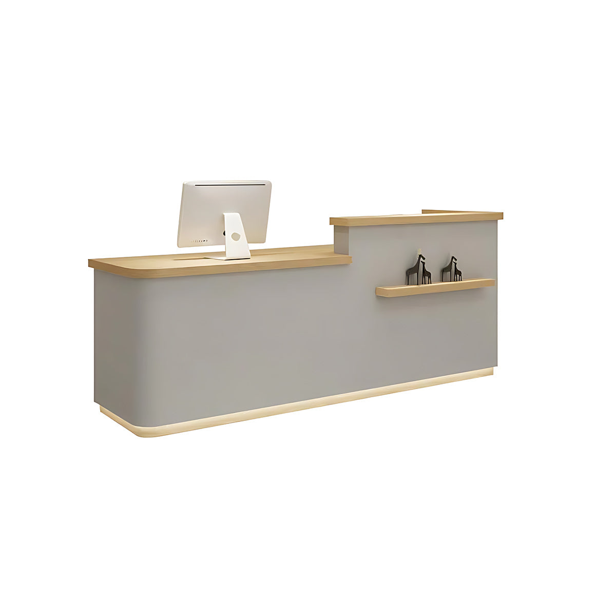 Simple Modern Small Bar Shop Small Corner Front Desk Table