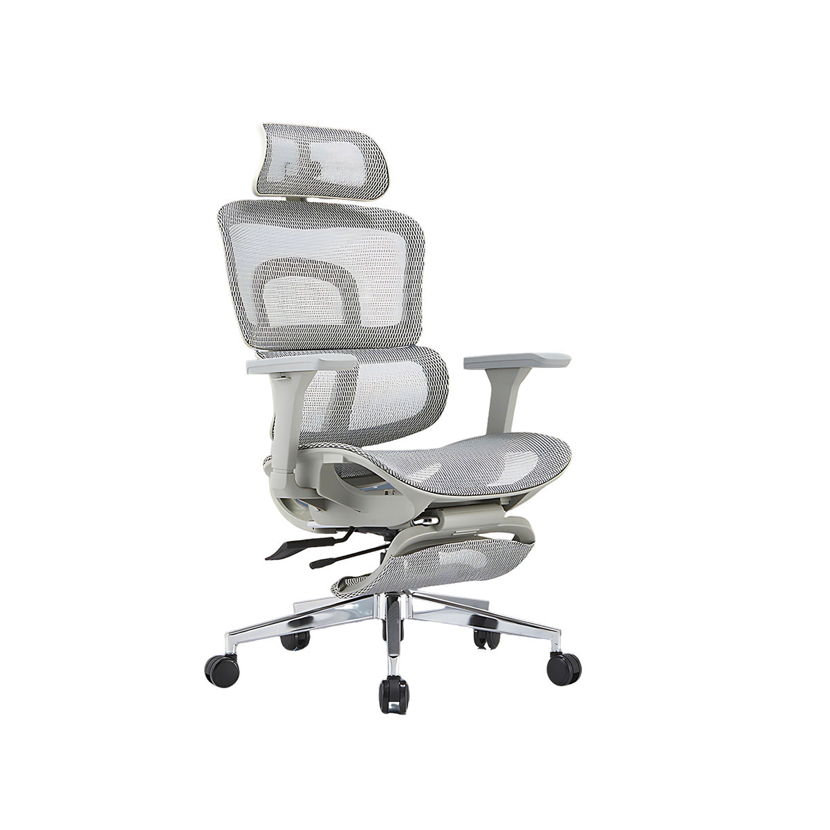 Stylish Multi-Functional Office Chair with Backrest and Footrest
