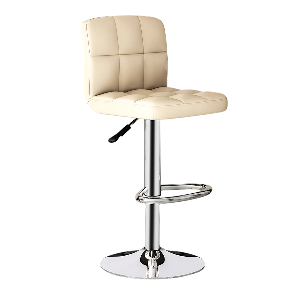 Adjustable Bar Stool with Backrest & Swivel for Commercial and Home