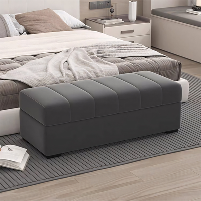 Minimalist Rectangular Storage Ottoman