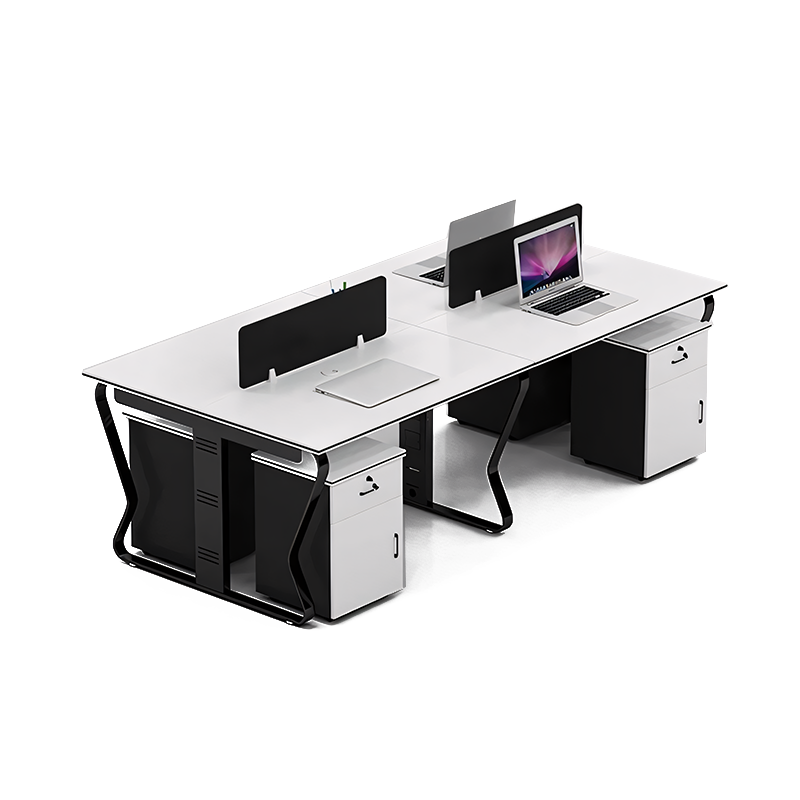 Modern Office Concept Computer Workstation Desk and Chair Combination