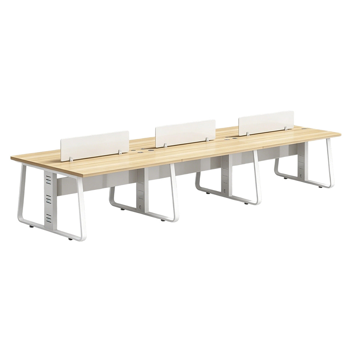 Fully Upgraded Flexible Combination Face to Face Two Person Desk