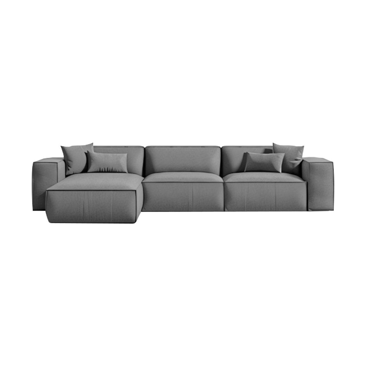 Wide Armrests Velvet Luxury Sofa