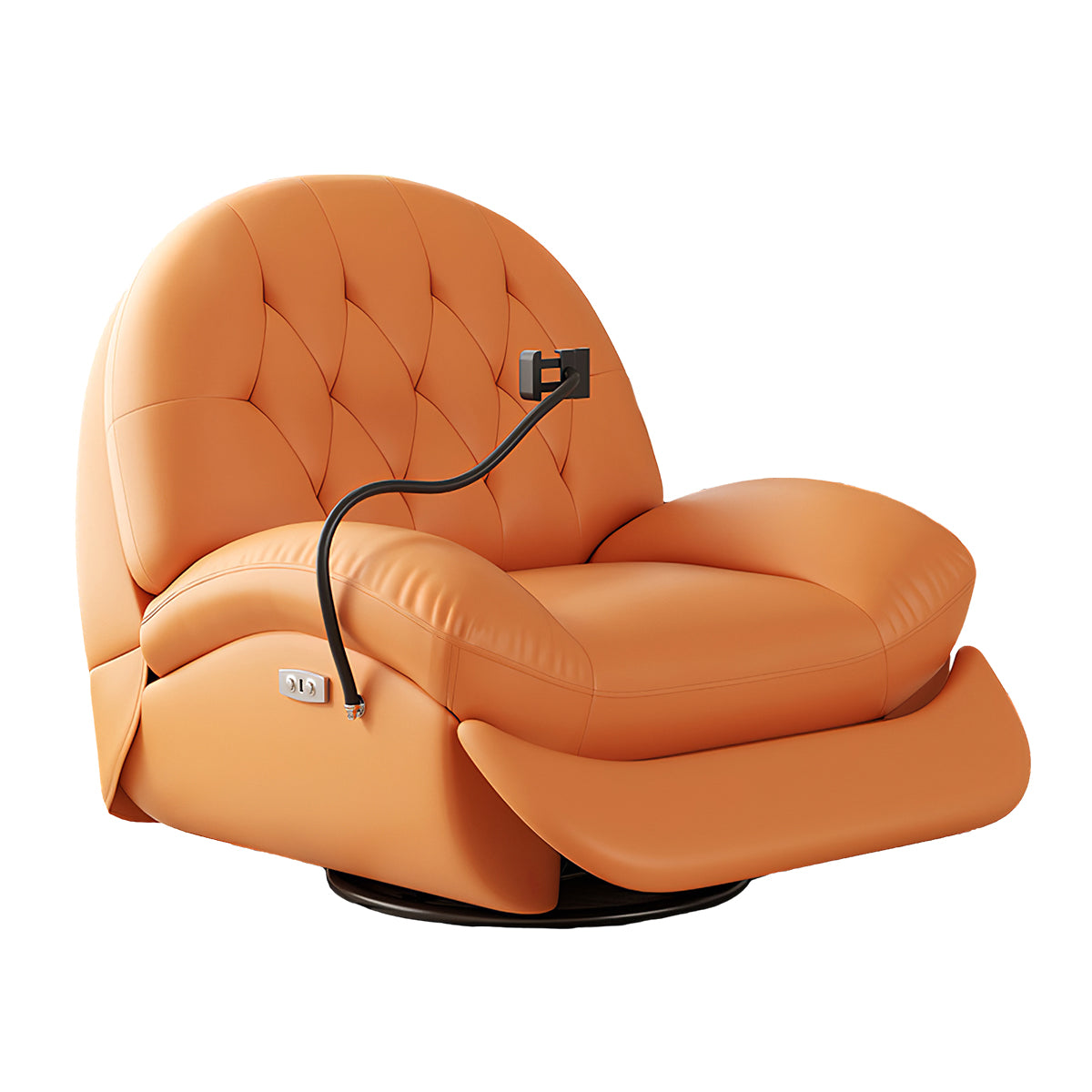 Multi-Functional Semi-Circular Backrest Recliner Sofa with Phone Holder