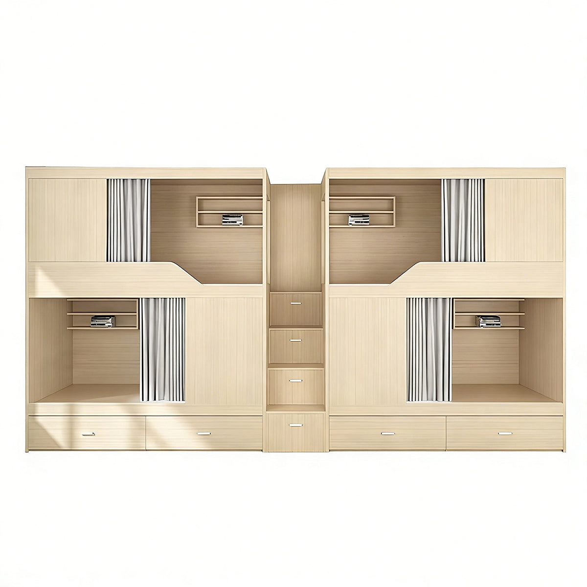 Multi-functional Solid Wood Bunk Bed for Bedroom
