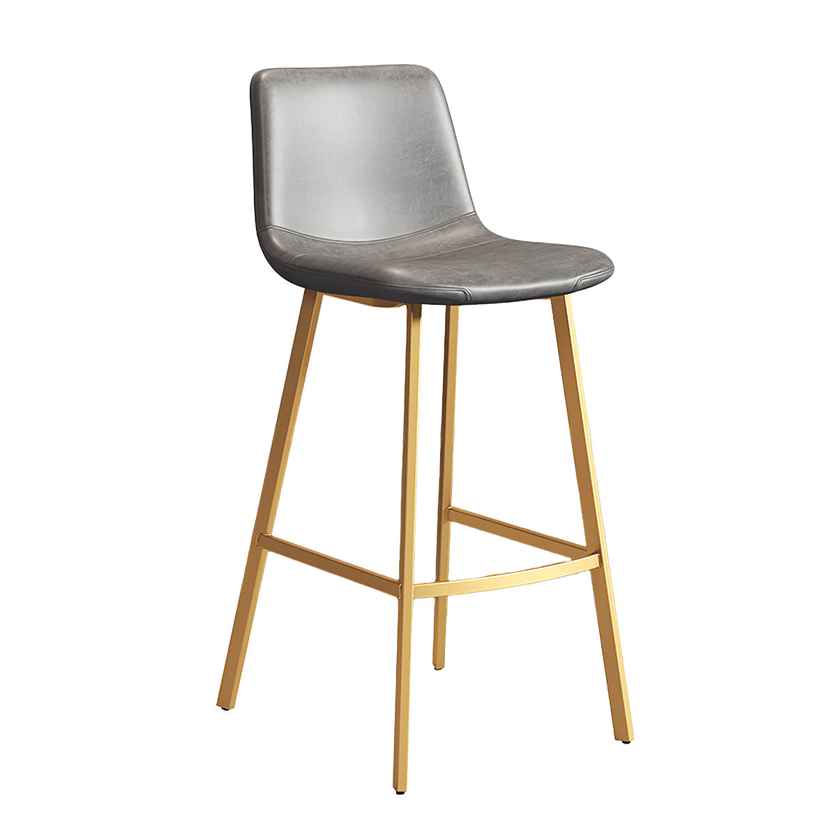 Luxury Iron Bar Stool with Backrest for Cafes and Home