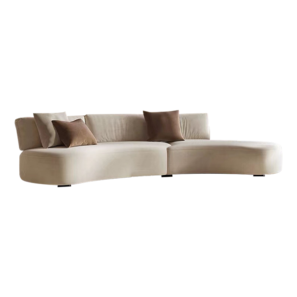 Beige Italian-Style Sofa with Backrest Design – Anzhap