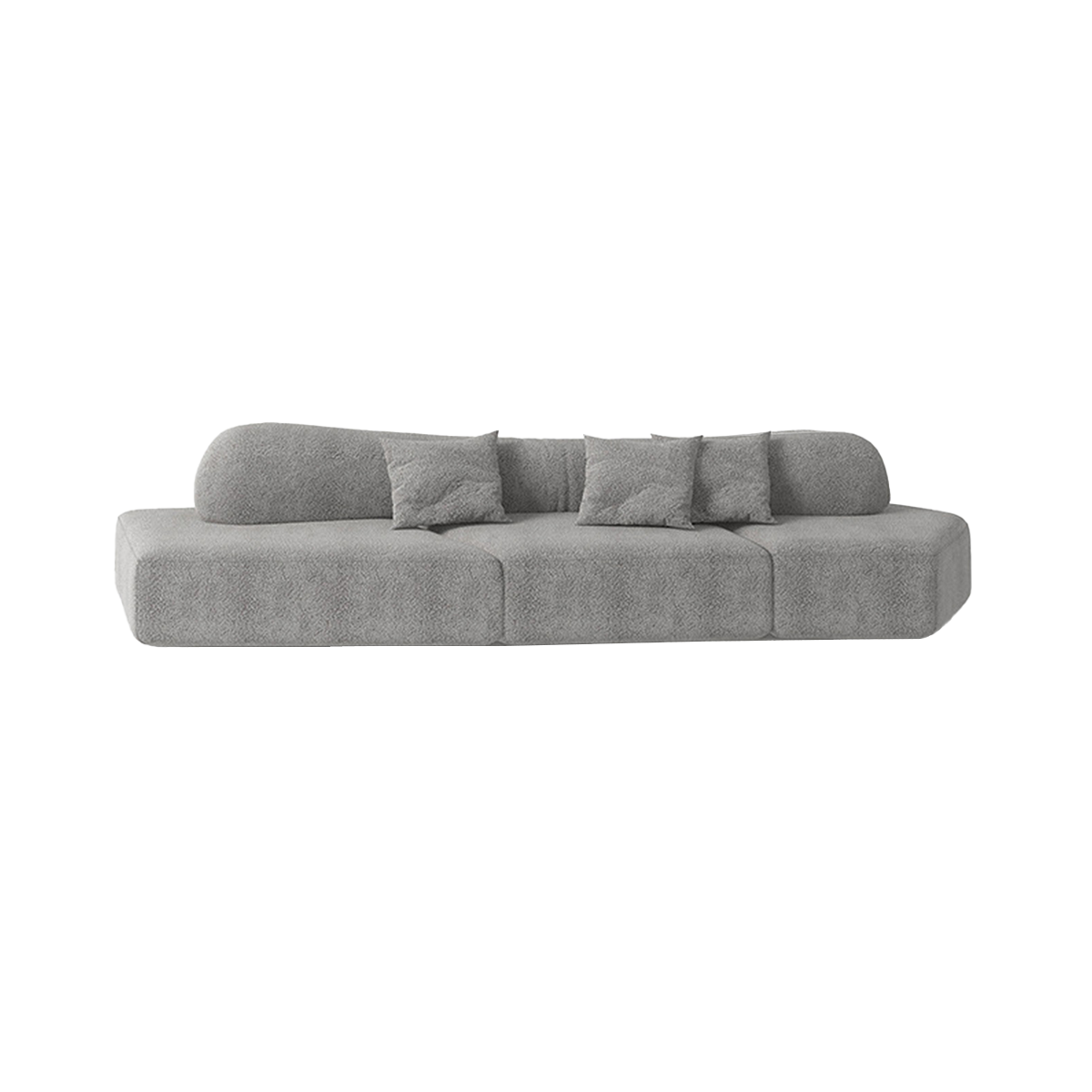 Italian-Inspired Minimalist Modular Backrest Sofa