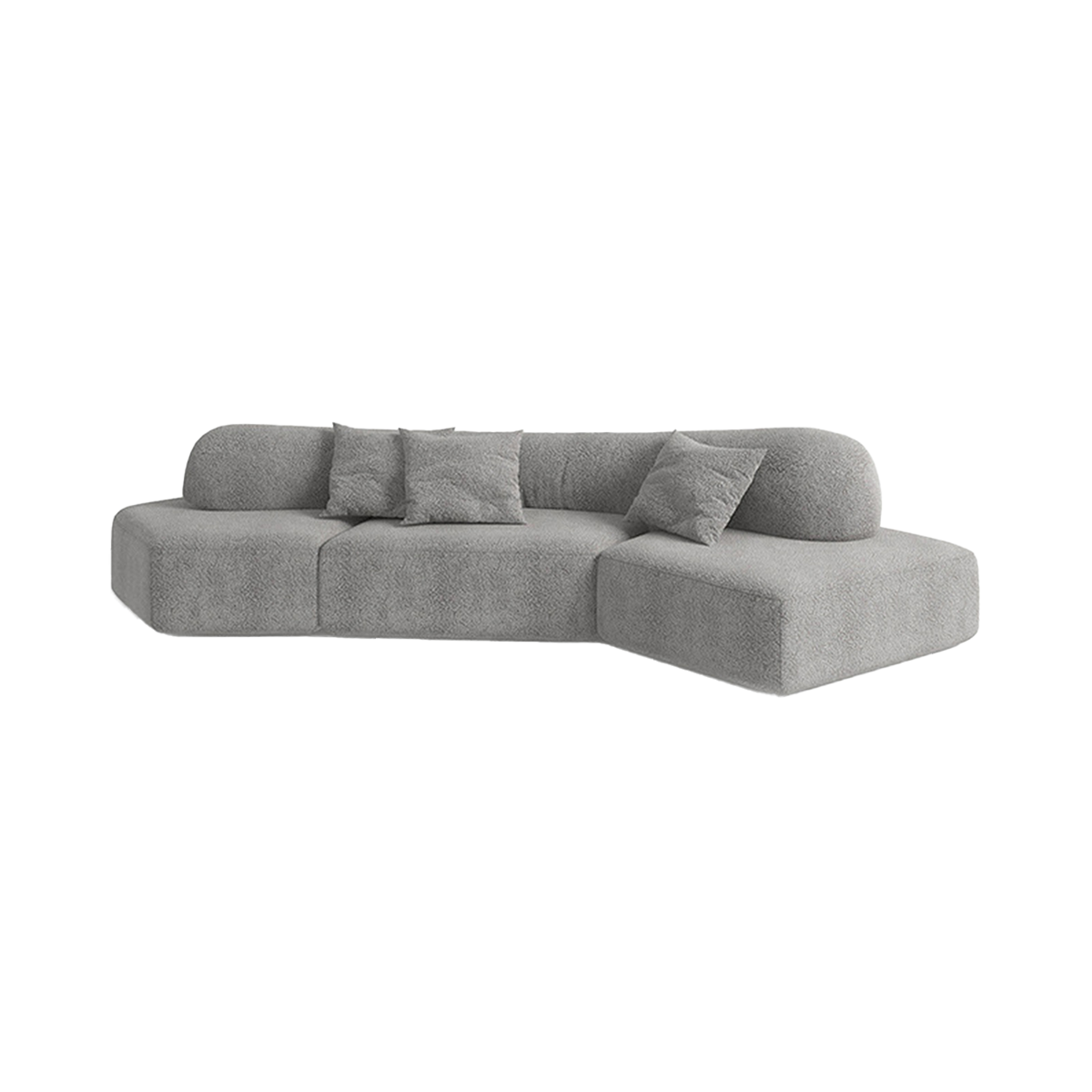 Italian-Inspired Minimalist Modular Backrest Sofa