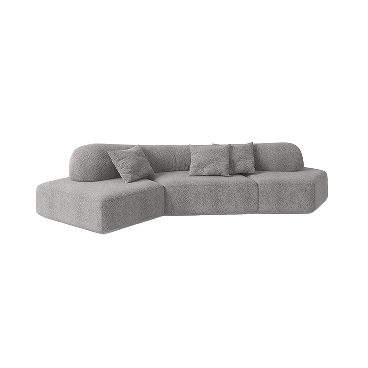 Italian-Inspired Minimalist Modular Backrest Sofa