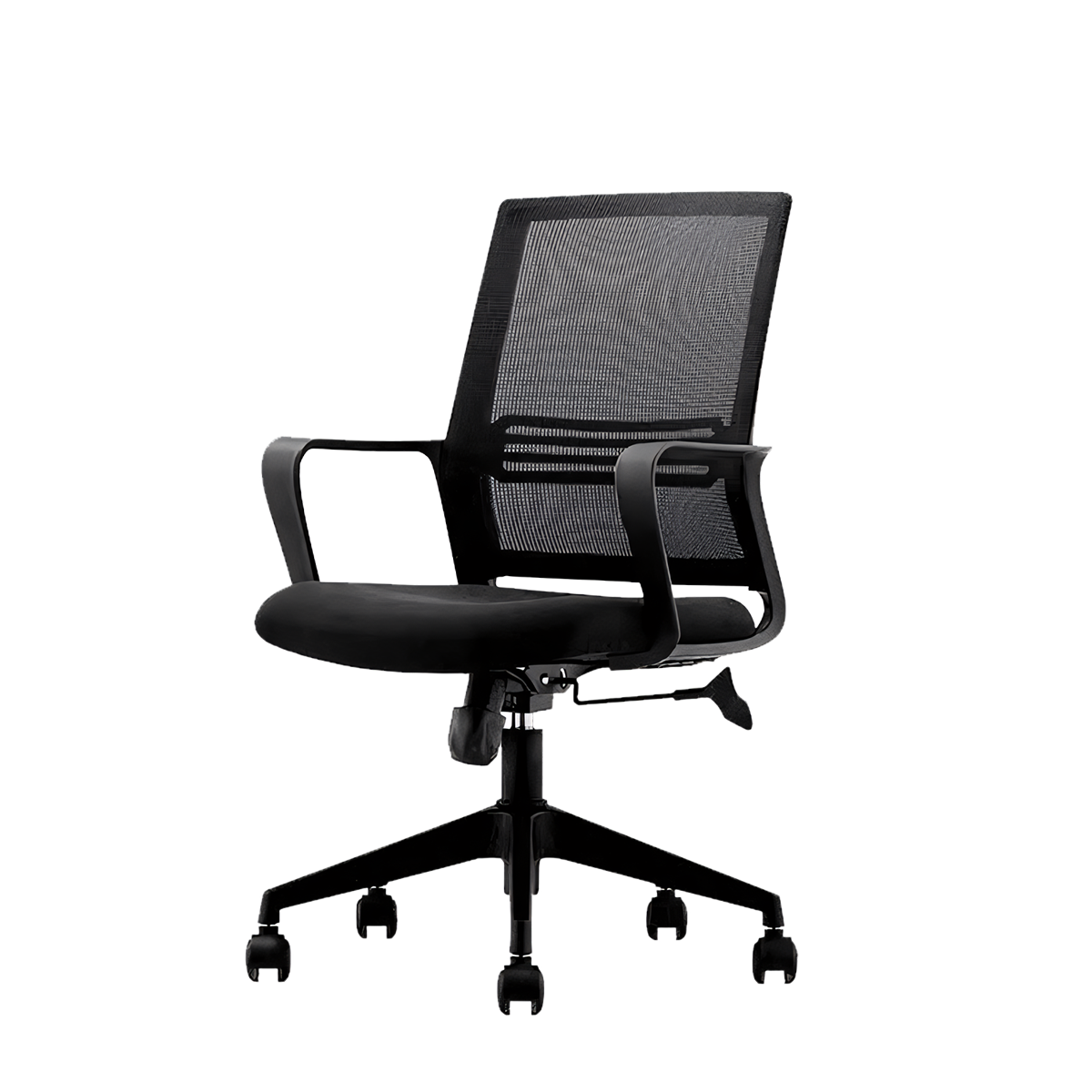 Ultra-Minimalist Modern Office Desk with Height Adjustment and Sturdy Legs