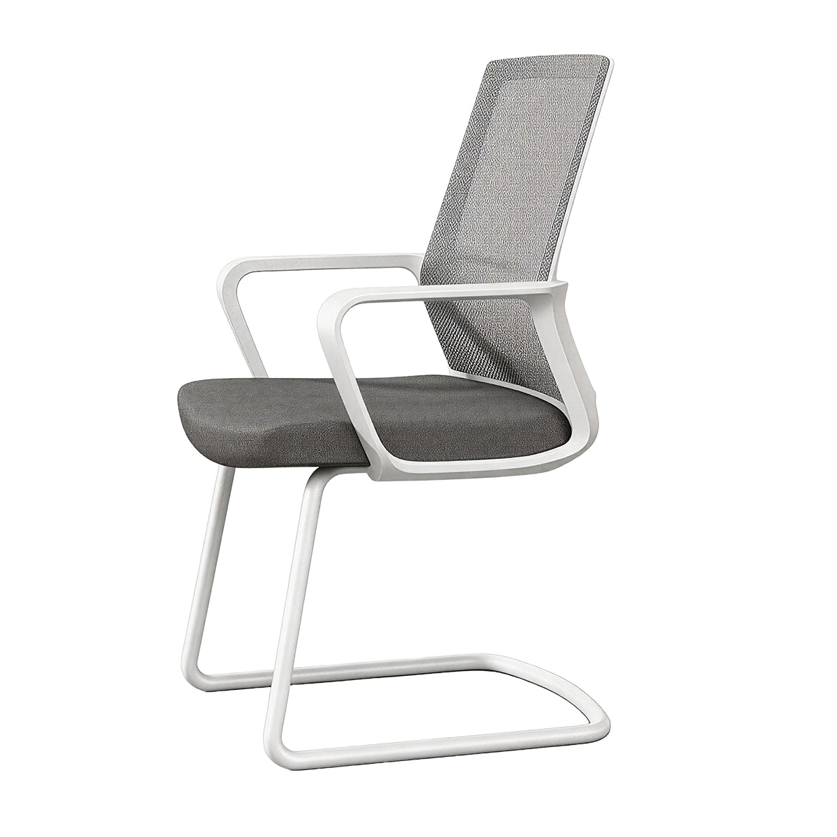 Modern Two-Tone Conference Table with Thick Top and Hidden Cable Management