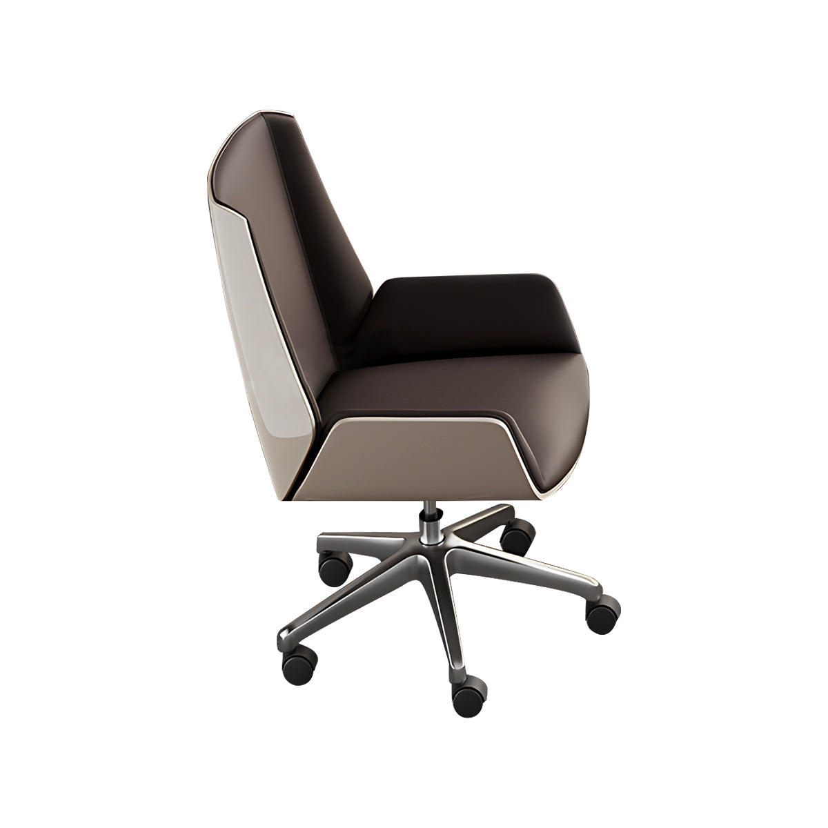 Modern Conference Table with Cable Management and LED Lighting