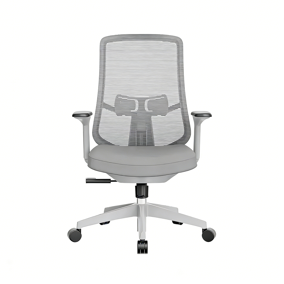 Office Desk, Chair Khaki + White, Khaki + White finish, for office workstation, ergonomic office furniture