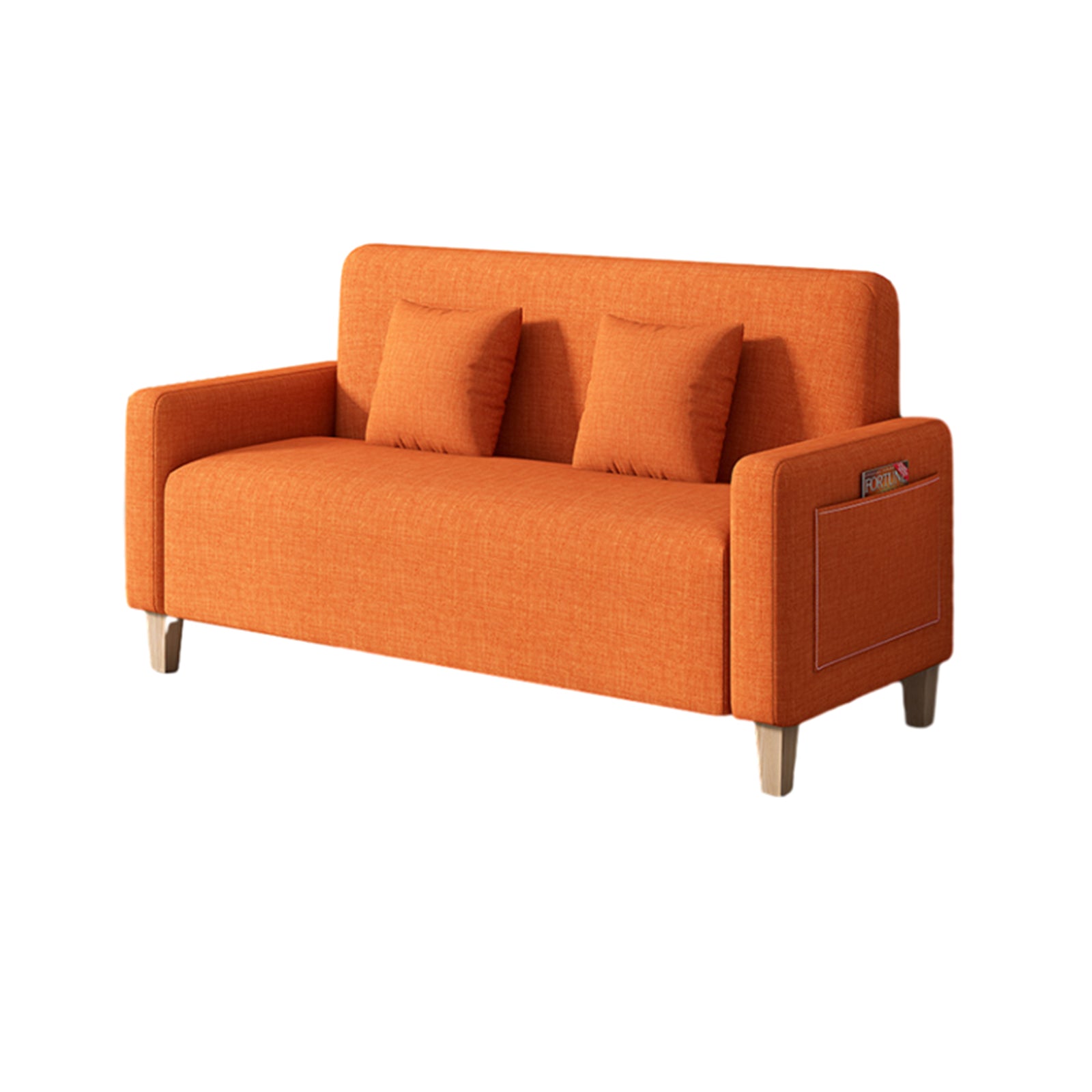 Minimalist and Convenient Comfortable Breathable Sofa with Storage Bag Design（West Coast）