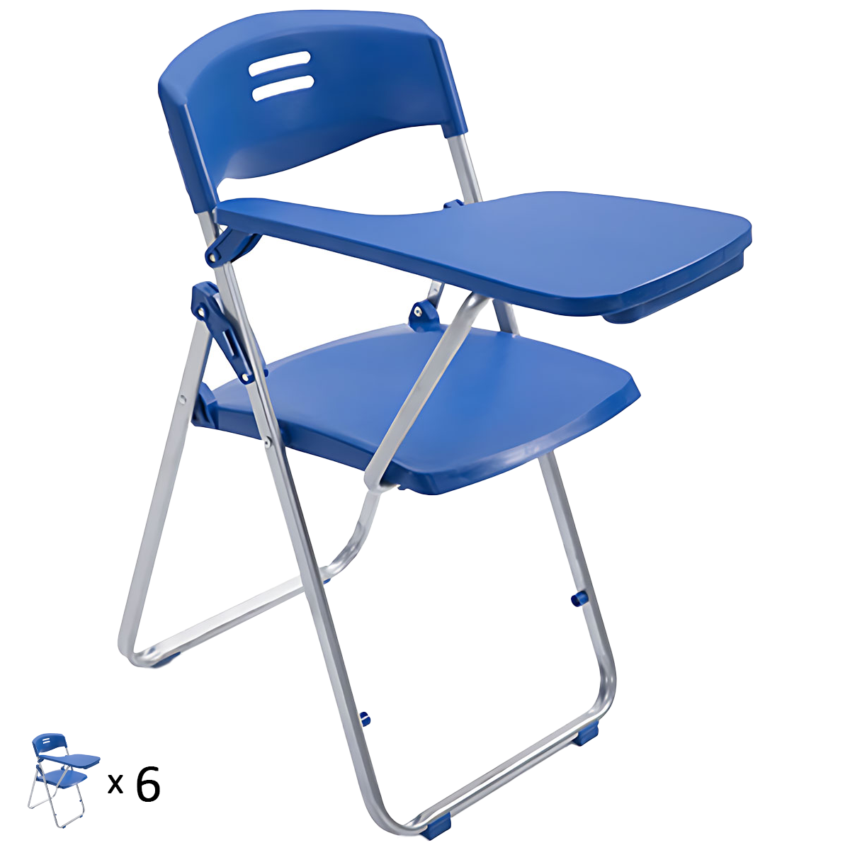 Folding Training Chair with Writing Board and Book Pocket