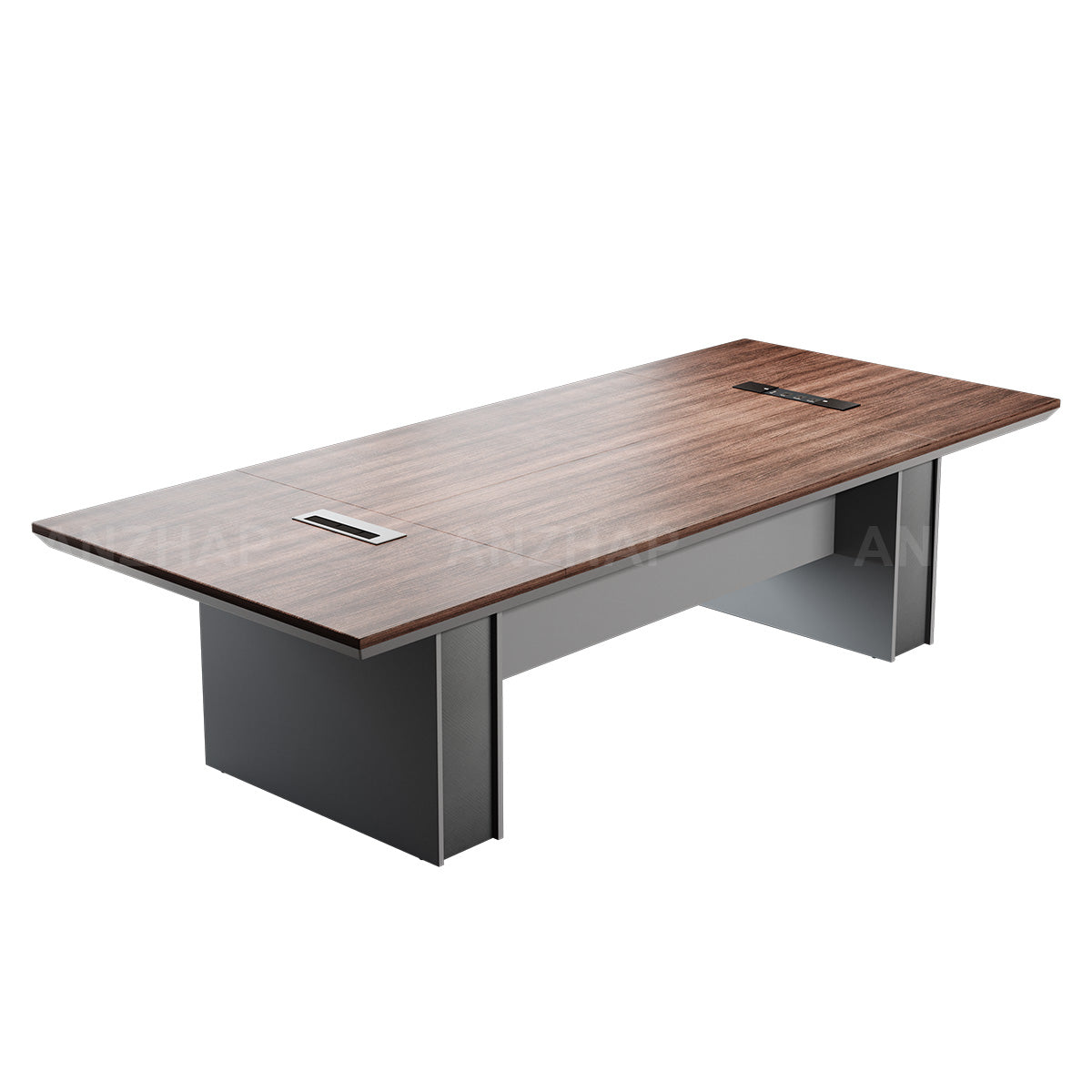 Conference Table 94 in Wide (8 ft) for 6 People with Cable Management & Built-In Power Outlets（Stock Items）