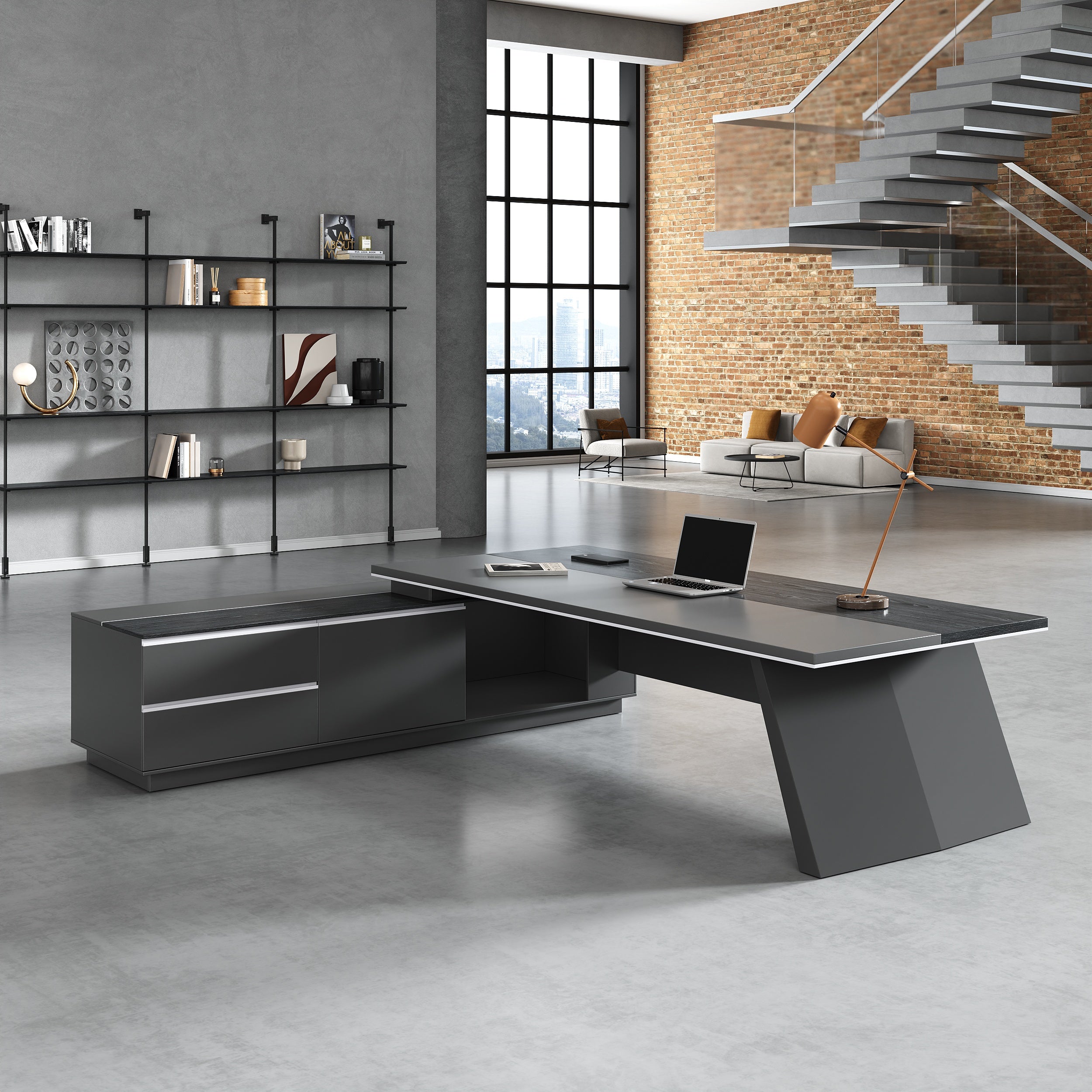 Minimalist Modern Executive desk for home office