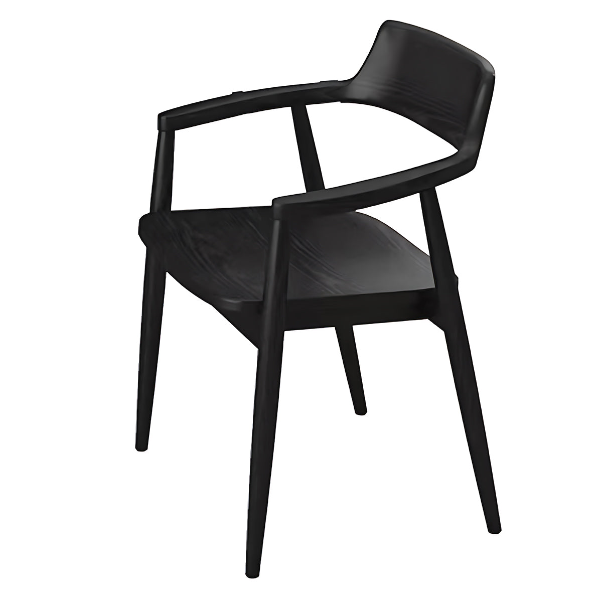Minimalist Premium Rectangular Black Conference Table