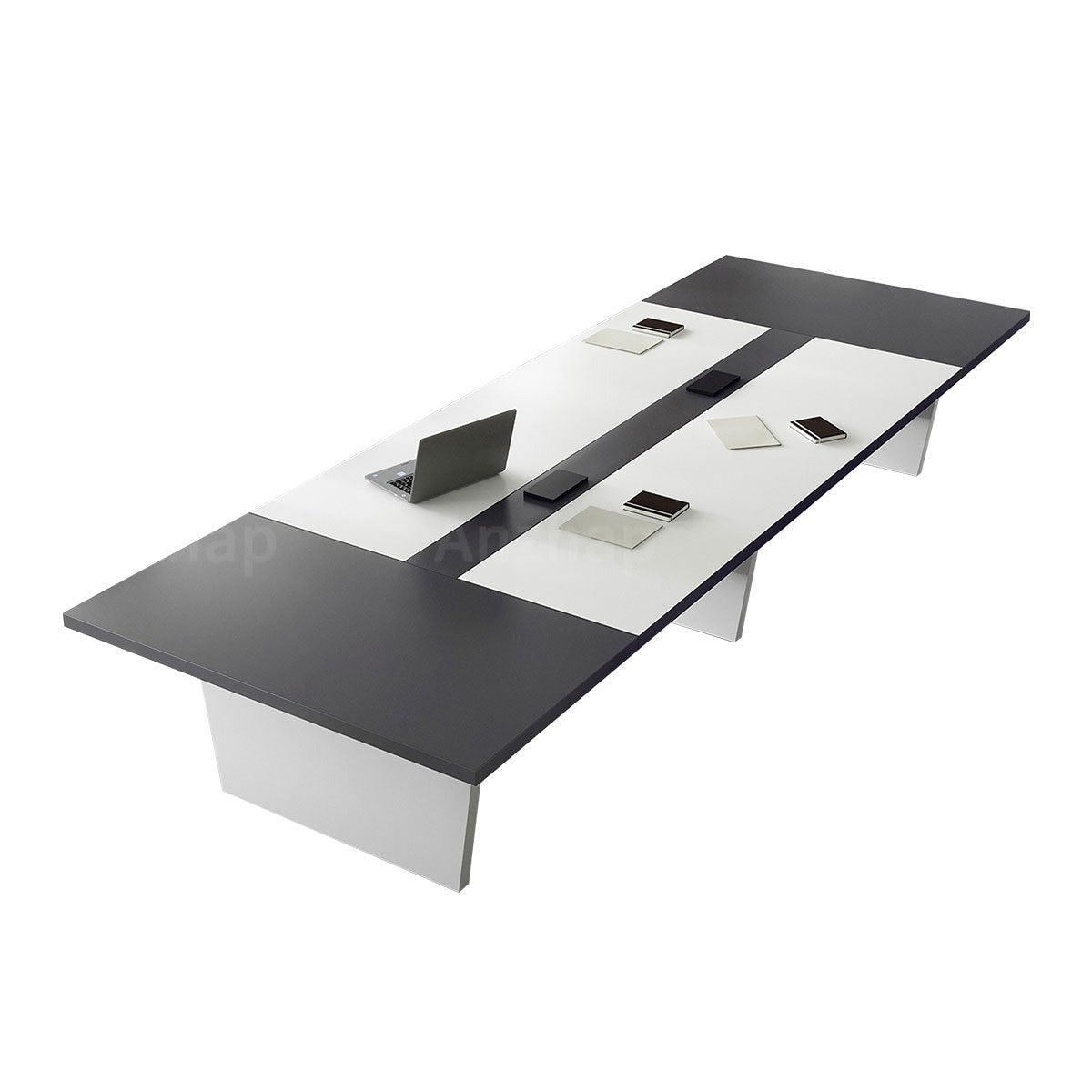 Stylish and Premium Spacious Conference Table with Two-Tone Design（Stock Items）