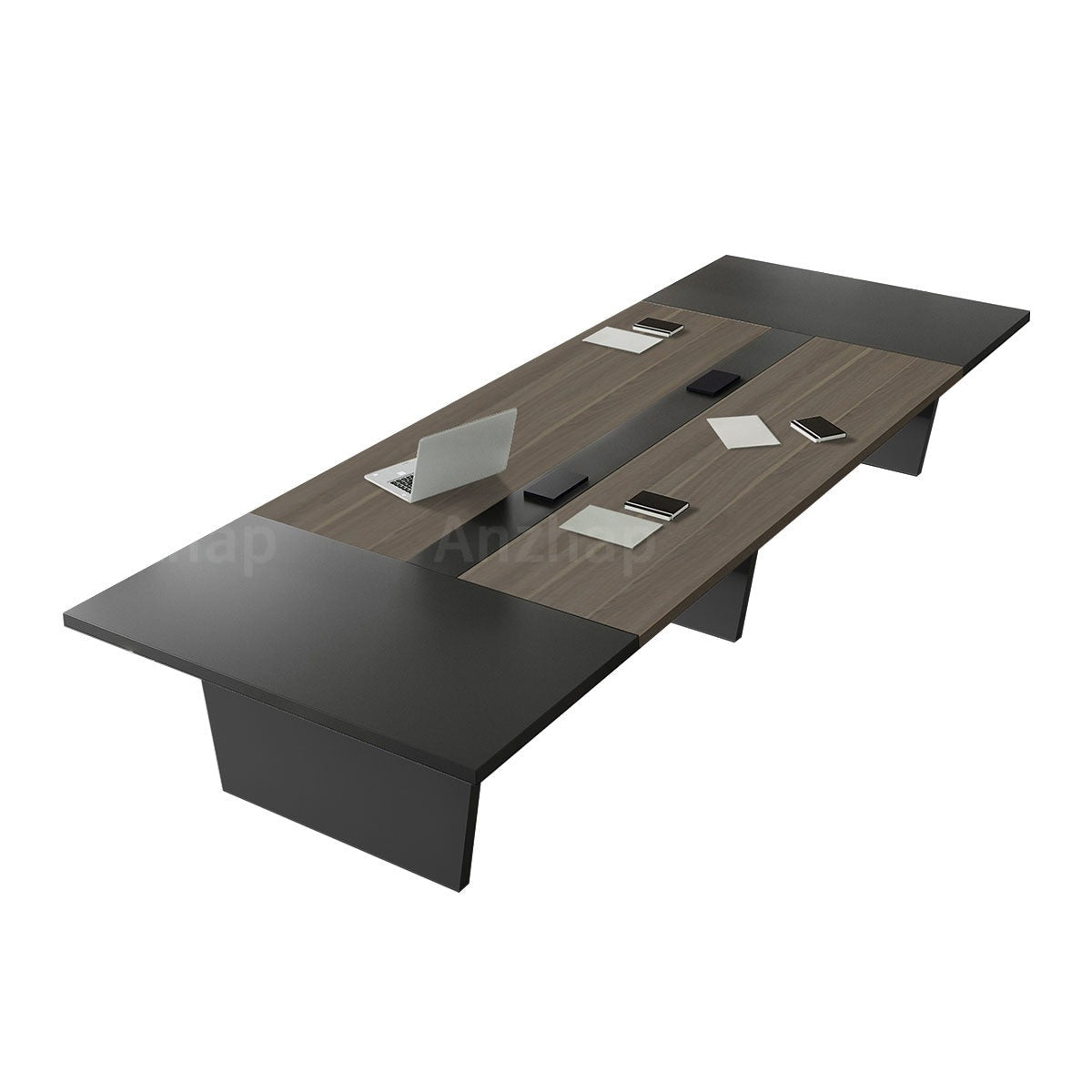 Stylish and Premium Spacious Conference Table with Two-Tone Design（Stock Items）