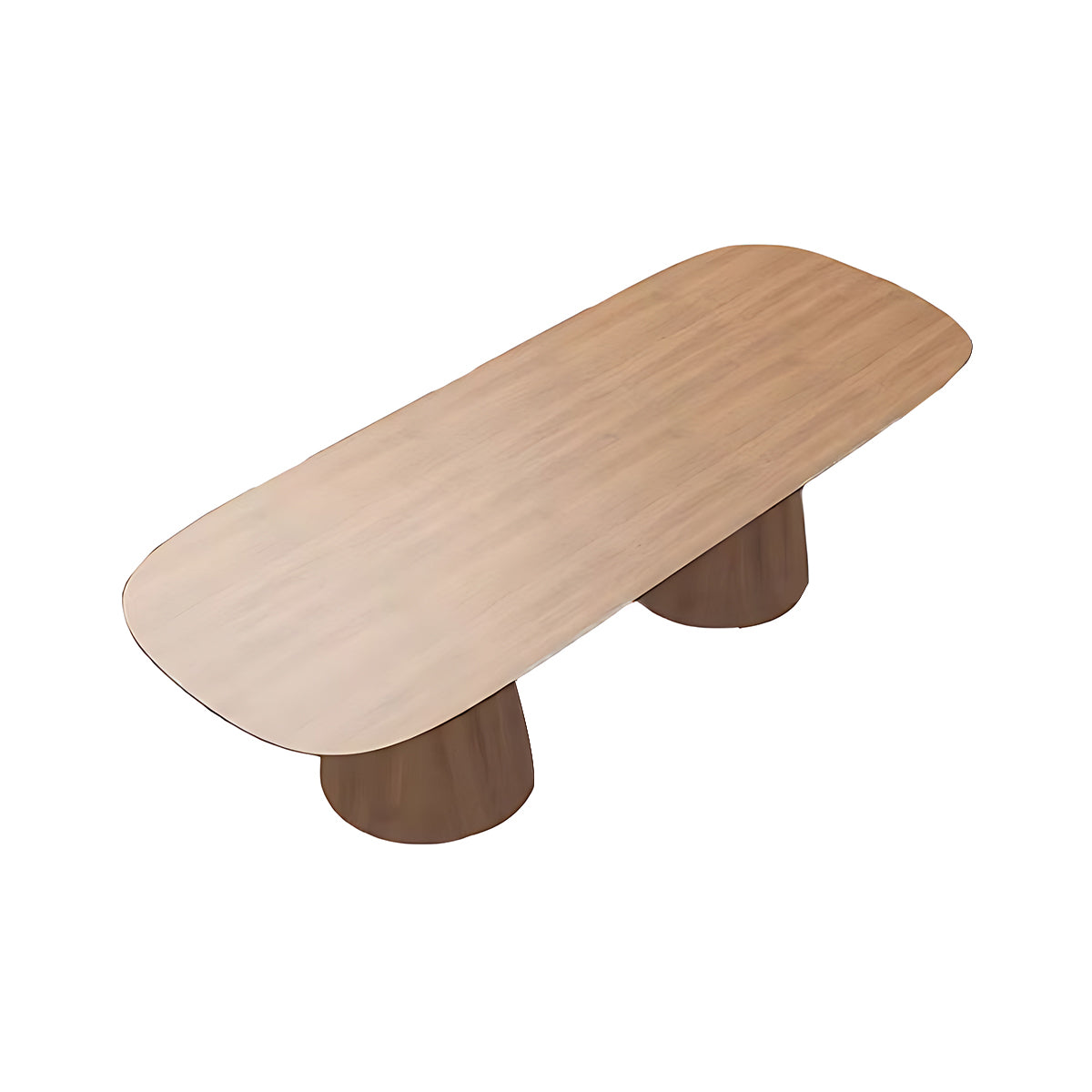 Scandinavian Oval Wood Conference Table