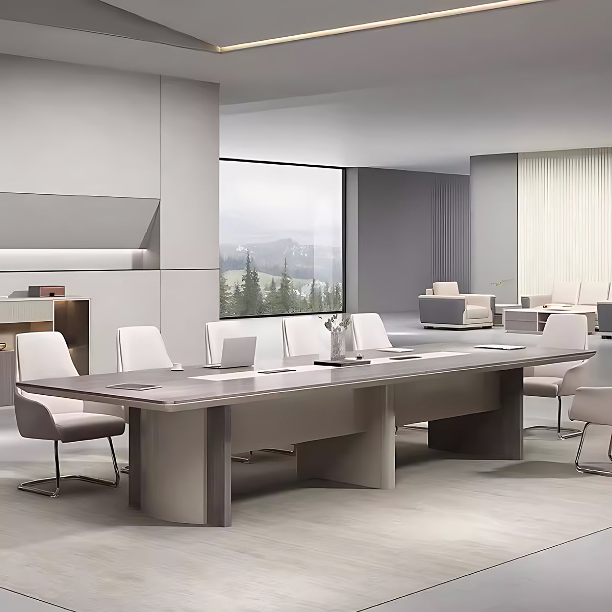 Streamlined Conference Room Meeting Table