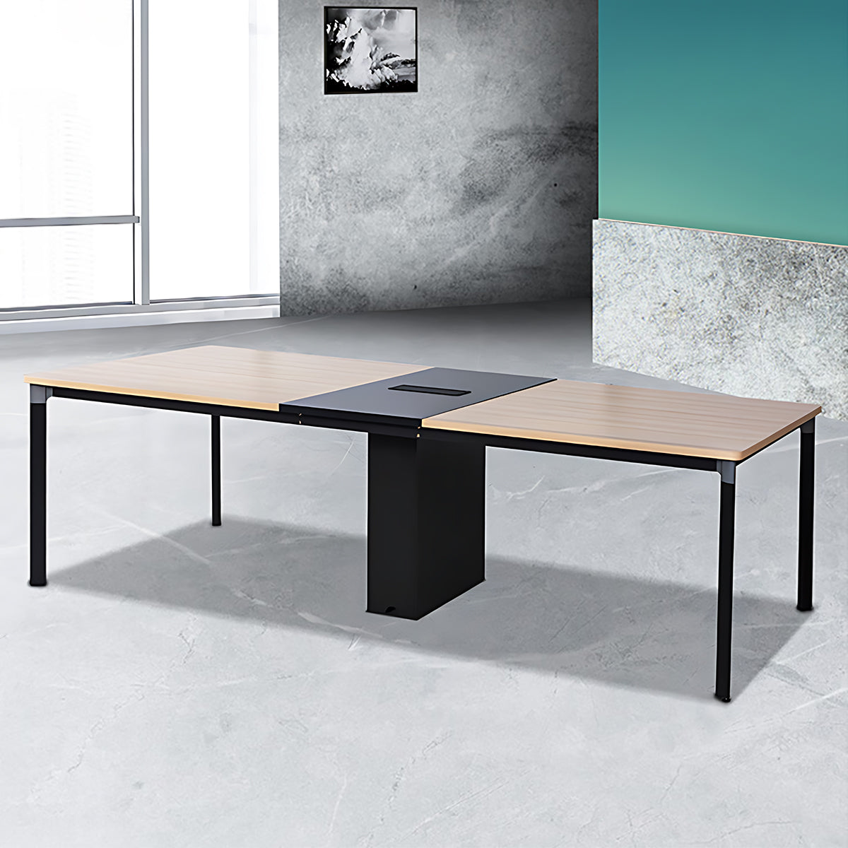 Long Desk for Negotiation Chic Office Meeting Table