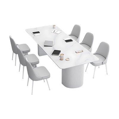 Light Luxury Slate Conference Table Chairs