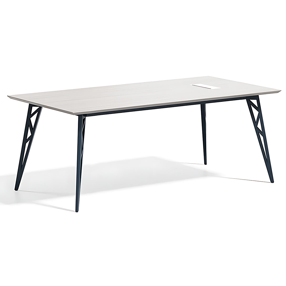 Modern Minimalist Rectangular Conference Table