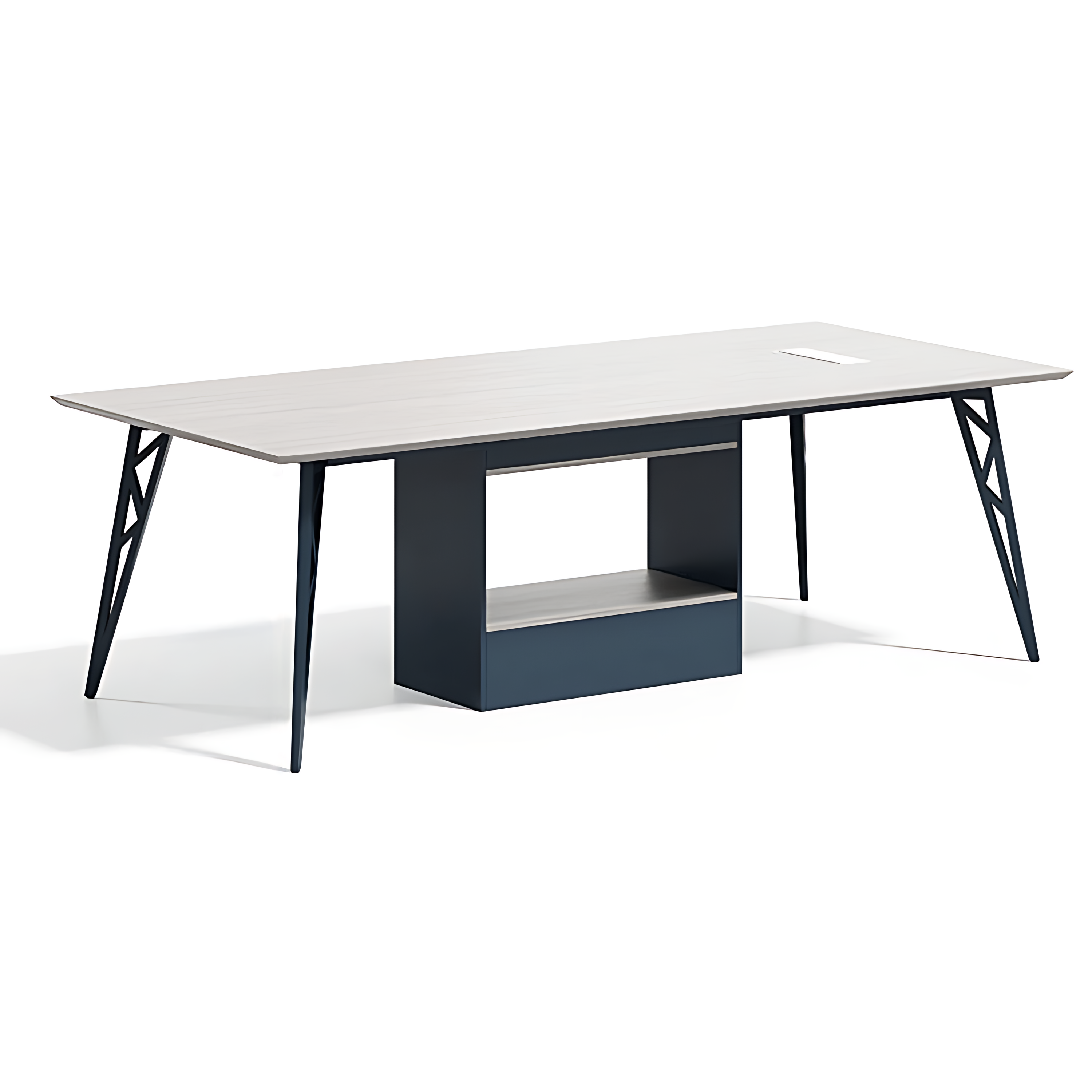 Modern Minimalist Rectangular Conference Table