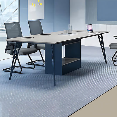 Modern Minimalist Rectangular Conference Table